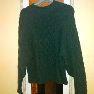 Black Tape Forest Green Sweater Medium